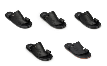 Black Doodle Sandal