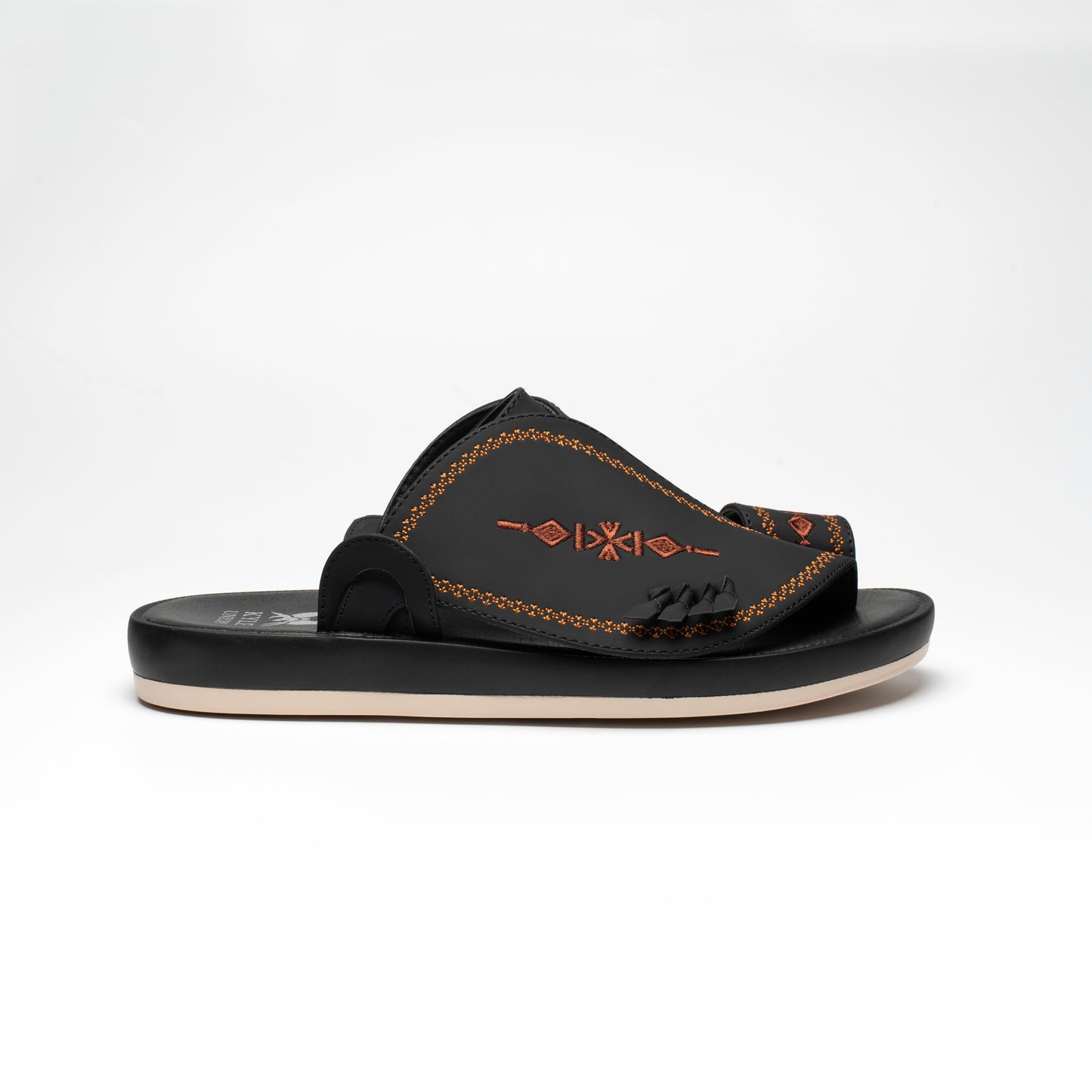 Rhino Totem Leather Sandal