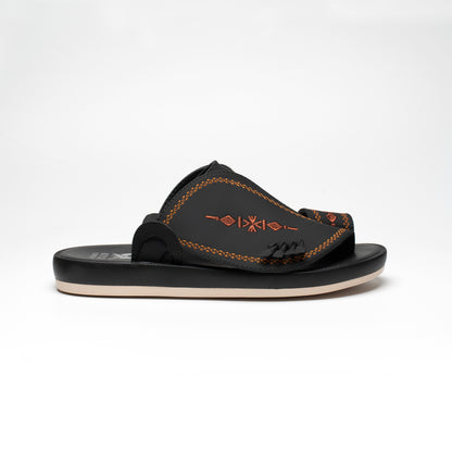Rhino Totem Leather Sandal